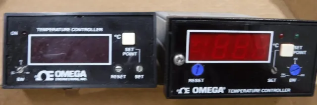 Omega Digital Temp Control    Lot Of 2 Untested Cond.     Free Shipping