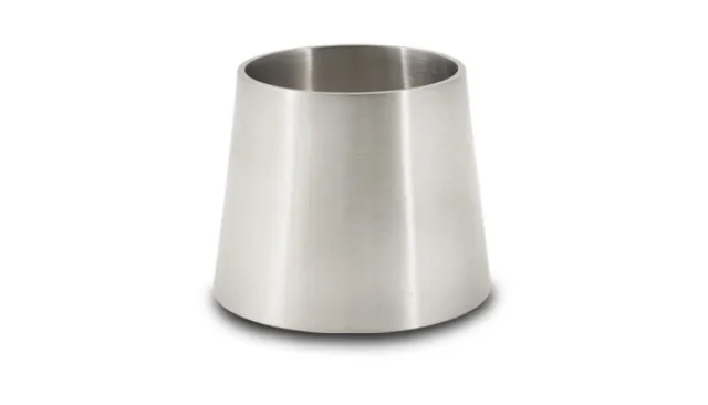 Vibrant Performance 3in x 4in T304 Stainless Seel Straight (Concentric) Reducer