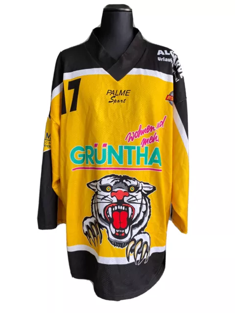 Maglia Shirt Jersey Hockey Bayreuth Tiger Eishockey #17 Dohler Palme Sport