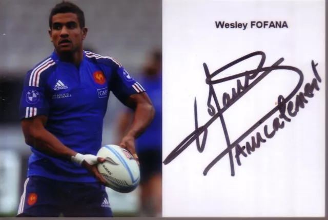 Wesley FOFANA * AUTOGRAPHE / DEDICACE * France