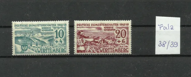 Briefmarken Französische Zone, "WÜRTTEMBERG", "RHEINLAND-PFALZ" und Lot