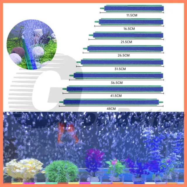 Air Stone Curtain Bubble Bar Aquarium Fish Tank Air Stone - Choice of 7 Sizes