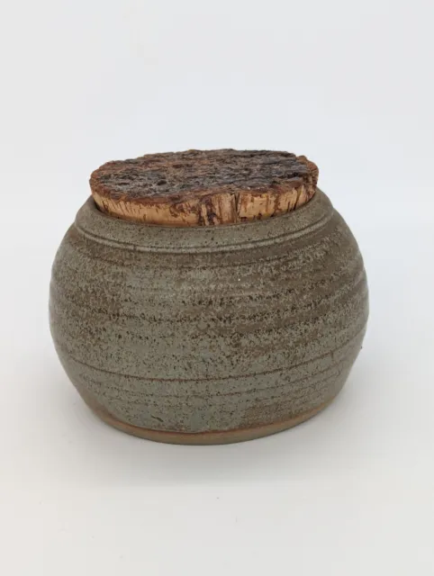 Studio Pottery Lidded Bowl, Marked CK 79