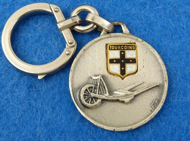 Porte-clés Vintage Augis - Fer à Cheval CROSS COUNTRY - NORD SUR ERDRE - Années 60