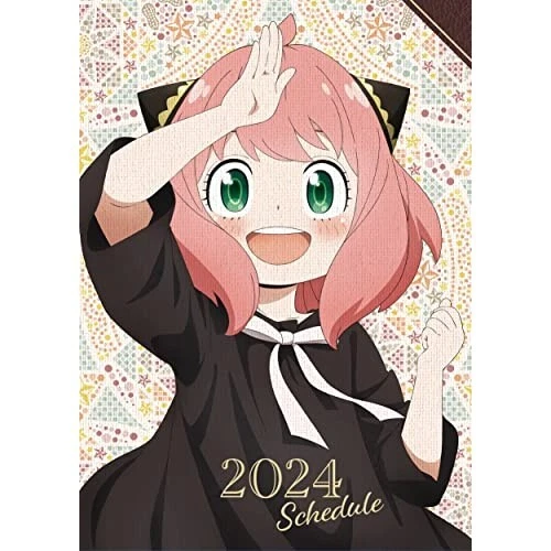 TV ANIME SPY X FAMILY 2024 schedule book japanese anime manga anya