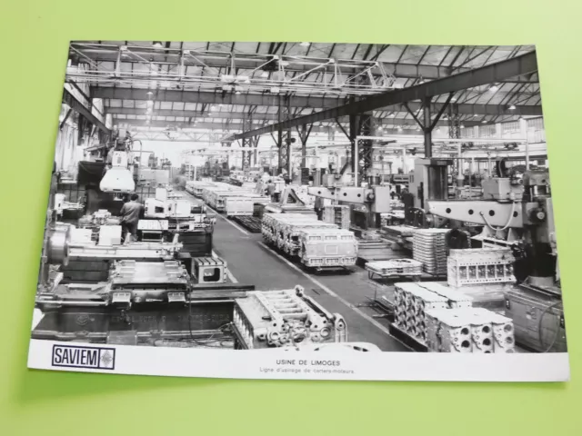 Photo - Saviem - Usine De Limoges - Ligne D'assemblage De Carters  - 24 X 18