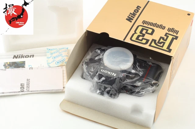 【Almost Unused in Box】 Nikon F3 Press P HP 35mm SLR Film Camera Body From Japan