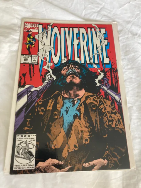 Wolverine #66 VINTAGE rare Comic book inherited old collection vintage books HTF