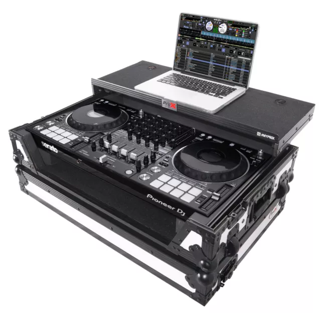 Road Case White/Black Laptop Shelf for Pioneer DDJ-1000 SRT DJ Controller