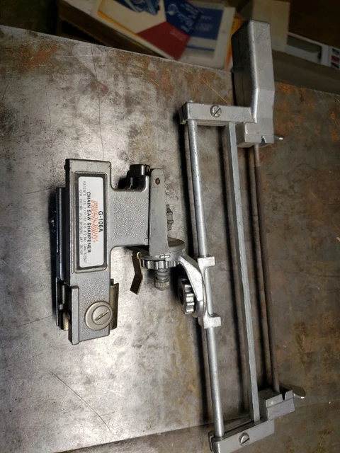 Vintage Granberg Bar Mount File-n-joint Saw Sharpener G106-A