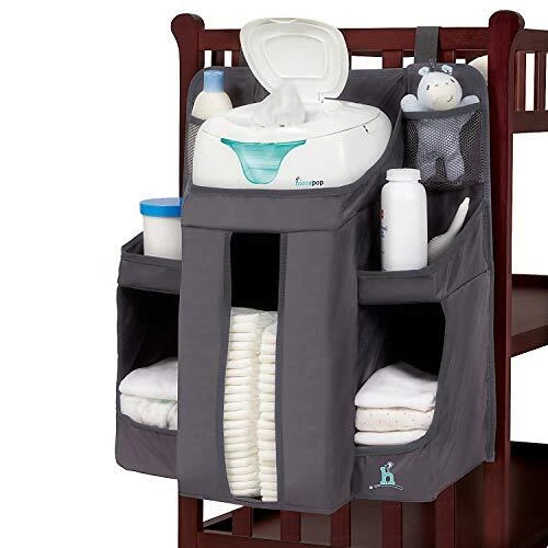 Hanging Diaper Organizer for Changing Table, Cribs and Walls, Diaper Stacker ...
