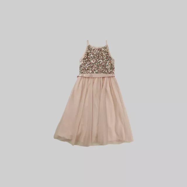 MONSOON GIRLS DRESS Truth disco sequin dress pink Size UK 6 Years 14.99 PicClick UK