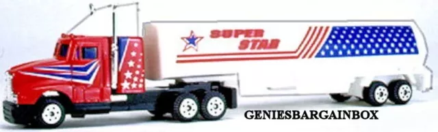 HO 1:87 Scale Super Star Gasoline Tanker Big Rig Truck New Sealed IHC 1725