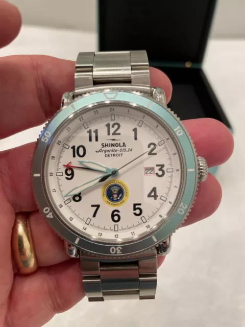 SHINOLA MENS WATCH President Air Force One Gift Argonite