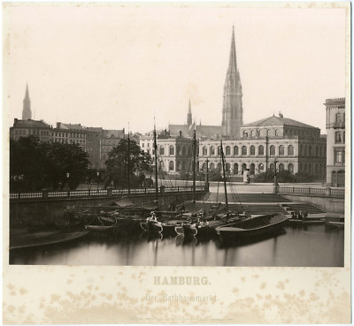 Allemagne Phot Druck und Verlag von Strumper & Co Binnen Kajen Hamb Hamburg 