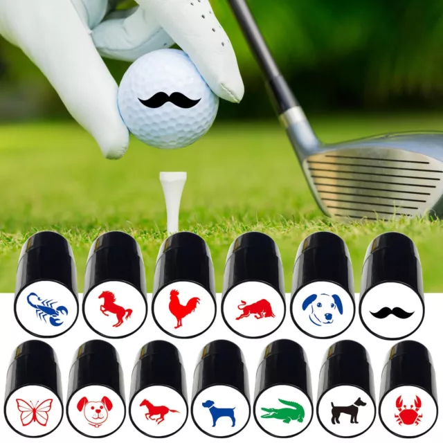 Personalized Golf Balls Stamper Marker Stamp Logo Golf Ball Reusable Not Fade