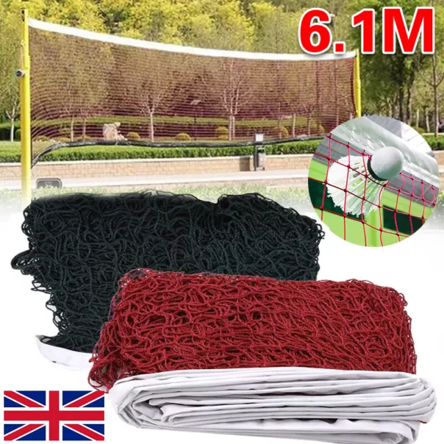 Badminton Tennis Volleyball Red Net For Beach Garden Indoor Outdoor Game Sports