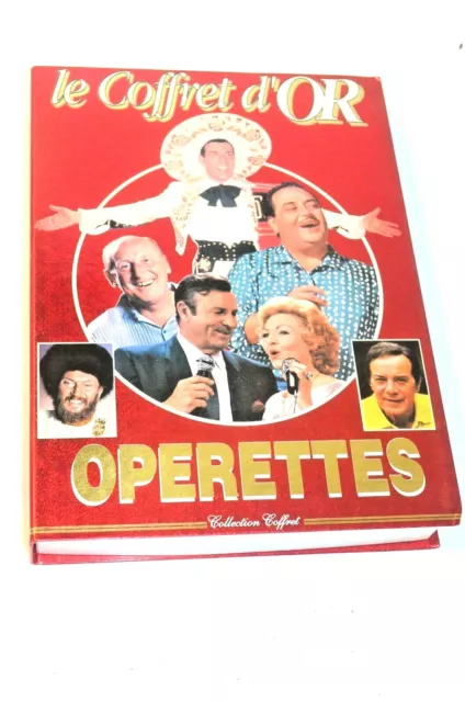 Ancien Coffret Vhs Les Grandes Operette Bourvil Pa K7 Audio Disque Vinyle Cd