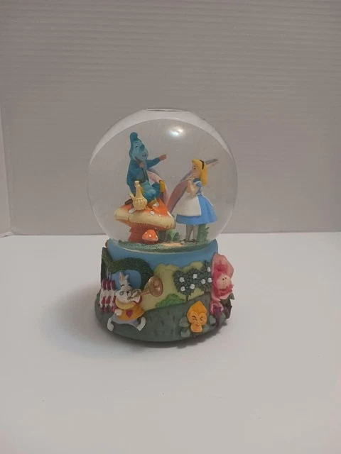 Disney Alice in Wonderland Musical Snow Globe Enesco Nocturne by Chopin Tested Disney Alice in Wonderland Musical Snow Globe Enesco Nocturne by Chopin Tested