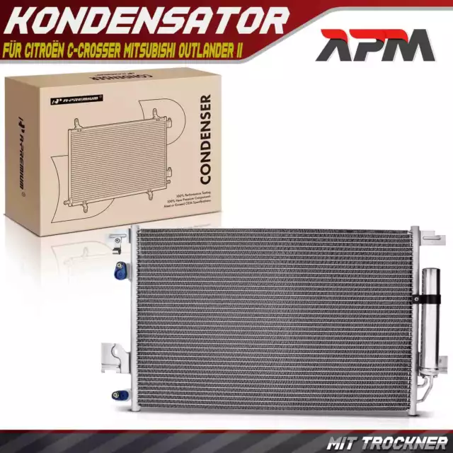 Condensateur Climatisation pour Citroën C-Crosser Mitsubishi Outlander II Lancer