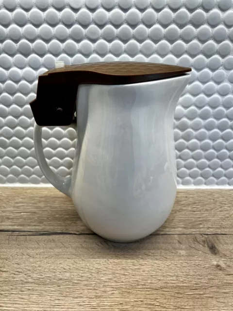 Vintage Retro Speedie Electric Kettle Jug Brown & Cream With Cord