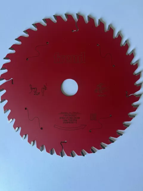 Freud FR07W002H 165 x 20mm 40T Wood Circular Saw Blade Loose No Blister Pack