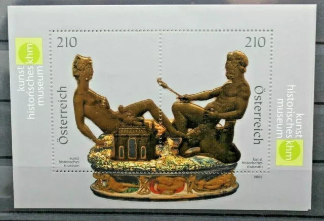 Francobolli Austria 2009 Arte Musei Foglio Nuovo Integro Mnh** Bf (C.x)