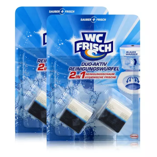 WC Frisch Blau Kraft actif 2pcs