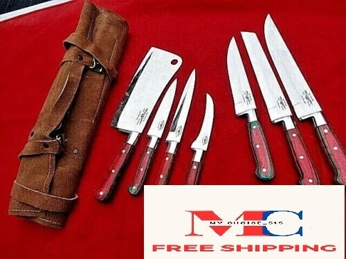 Professional Butchers Knife Set In Case 11 Pieces