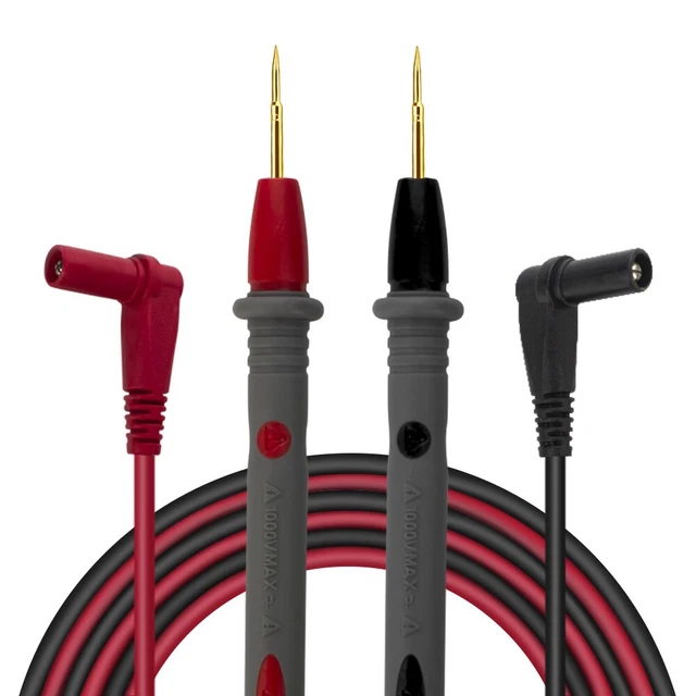 Cable multim??tre Fil de caoutchouc Plaqu?? or Fils dessai Pratique Durable 3