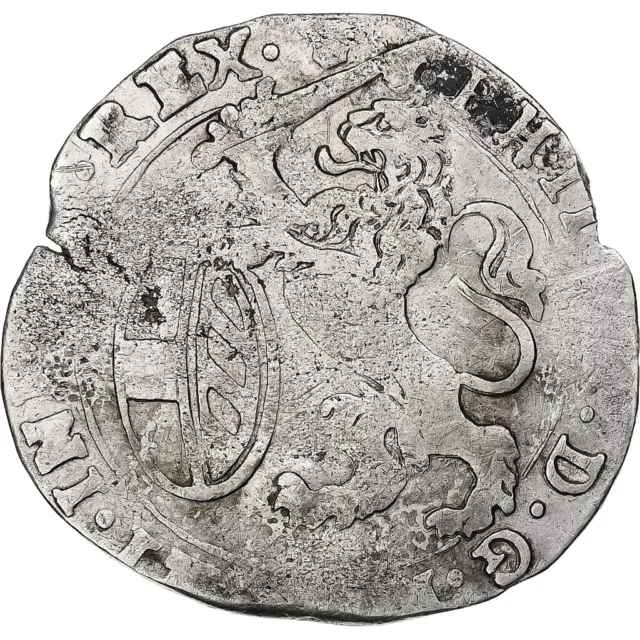 [#1281534] Spanish Netherlands, Duchy of Brabant, Philip IV, Escalin, 1626, Brus