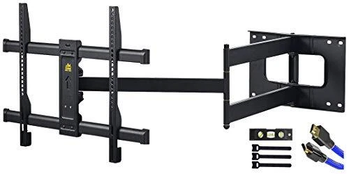 Support TV Mural Extra Long 1040mm - Pivotant 180° Inclinable - Pour 32-75" Jusqu'à 60kg - VESA 600x400