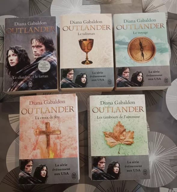 Outlander volume 1 à 5 de Diana Gabaldon.
