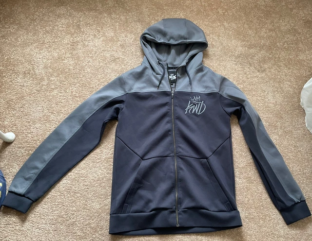 KINGS WILL DREAM KWD mens zip up hoodie Grey Black Size Small £6.99 -  PicClick UK
