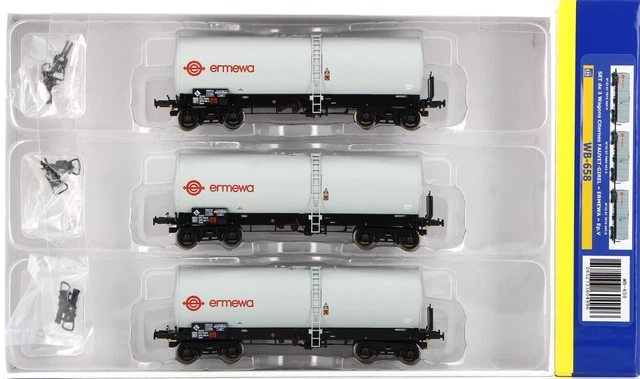 Set de 3 Wagons Citernes ANF Ep.V SERVICE DES ESSENCES  - WB-409