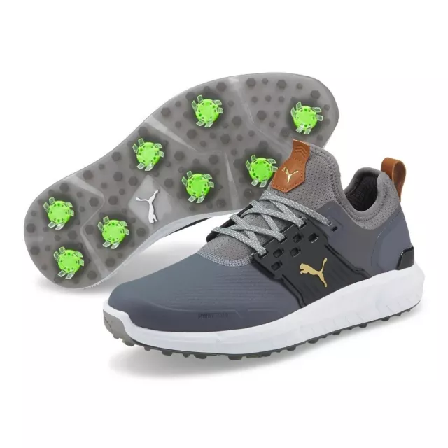 Puma IGNITE Articulate Mens Golf Shoes Grey Shade Size 8.5 RRP £140 (Code 9538)