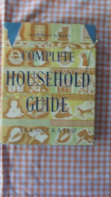 Vintage Australian Women's Complete Household Guide Illustrated (Hc 1955)