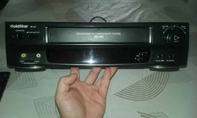 Magnétoscope Goldstar R-10 – Lecteur/enregistreur VHS, Très Bon état De Fonctionnement