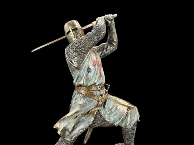 GRAND CHEVALIER ÉQUESTRE Avec Épée Et Bouclier Veronese (Wu73737A4) EUR 116,00 - FR