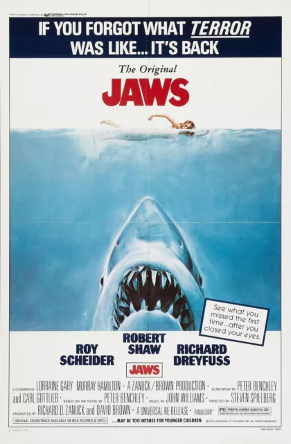 Lo Squalo Jaws Manifesto Steven Spielberg Richard Dreyfuss Roy Scheider Shaw