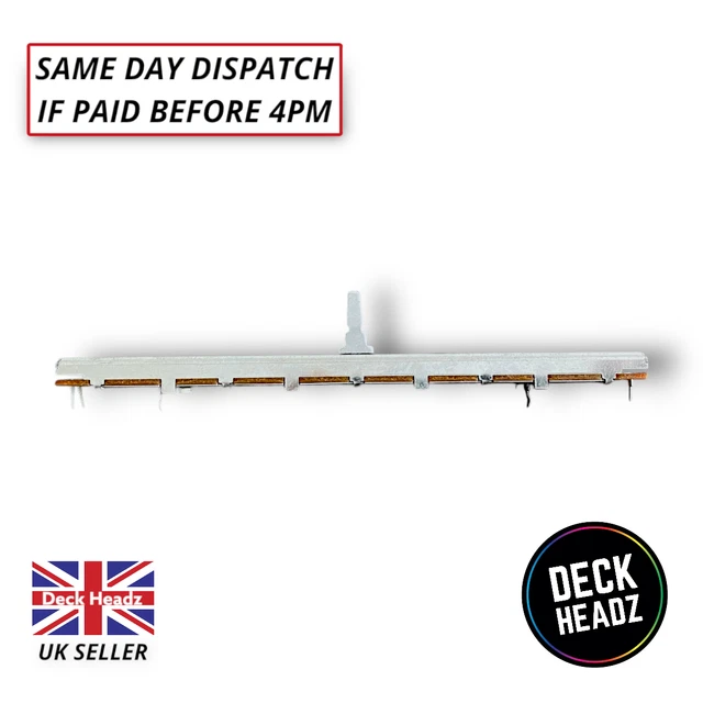 2 Slider Del Pitch Per Pioneer CDJ1000 MK2/MK3 E CDJ2000 | Ricambio Fader DCV1013, Nuovo