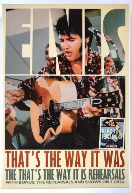 Elvis Presley That's the Way It Was / Is Boxset 8CD / 3DVD no Final Curtain