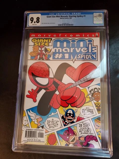Giant Size Mini Marvels Starring Spidey 1 CGC 9.8 - Rare - low census