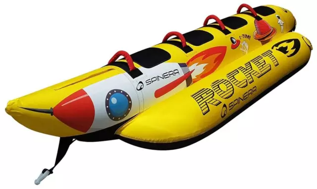 SPINERA Rocket 4 - Gonflable Banane, Tube, Anneau Aquatique, Bouée, Tractable F