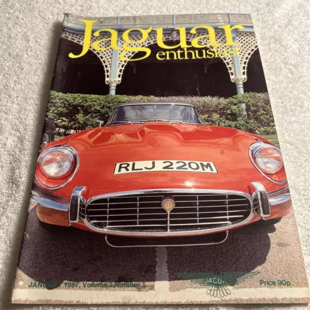 Jaguar Enthusiast Magazine January 1987