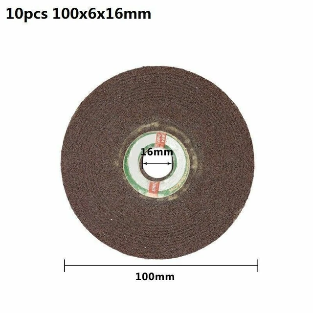 100x6x16mm Saw Blade Resin Cutting Disc Cut Off Wheel Angle Grinder Disc