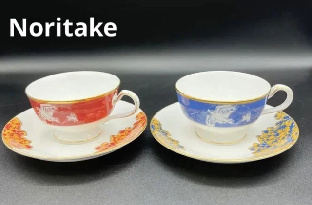 Noritake J.Fukami Cup Saucers