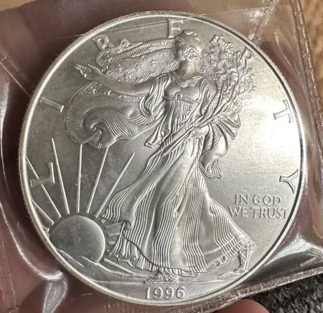 1996 Liberty 1 Dollar Silver 1 Oz