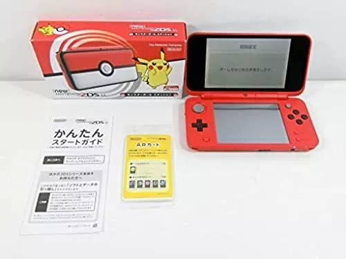 Nintendo 2DS LL XL Pokemon Pikachu Monster ball edition Game console used