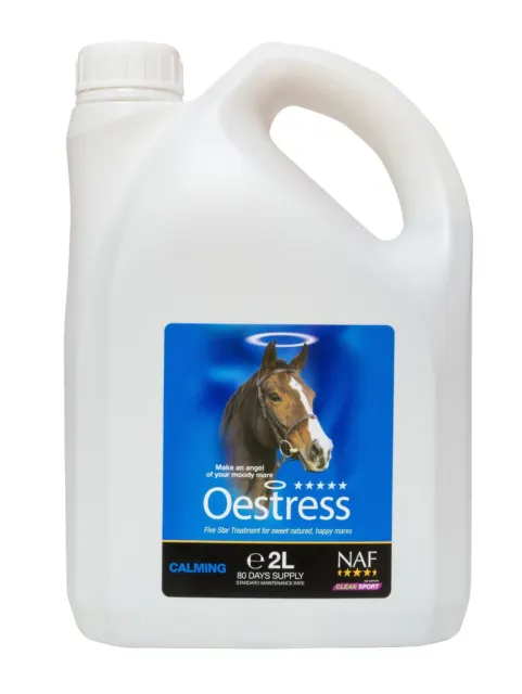 NAF Oestress Liquid 2LTR Calming Hormones Horse Supplement + FREE UK DELIVERY